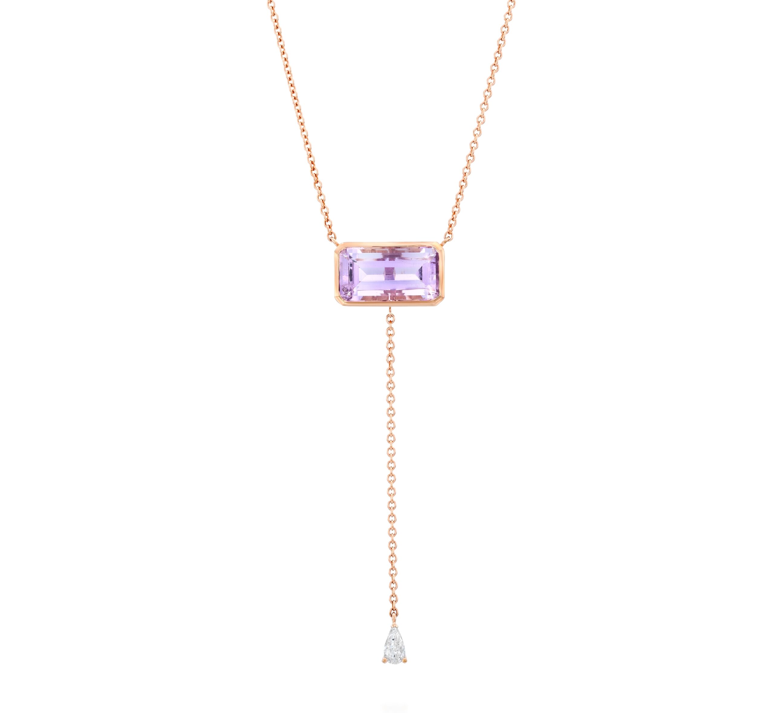 תליון אמטיסט דגם Moon