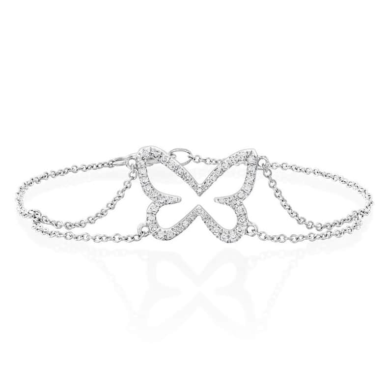 צמידי יהלומים Butterfly